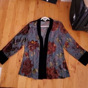 Cold water creek burnt velvet topper